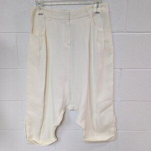 NWT BCBG MaxAzria Runway Rayon-Blend Cropped Knit Trousers, 10